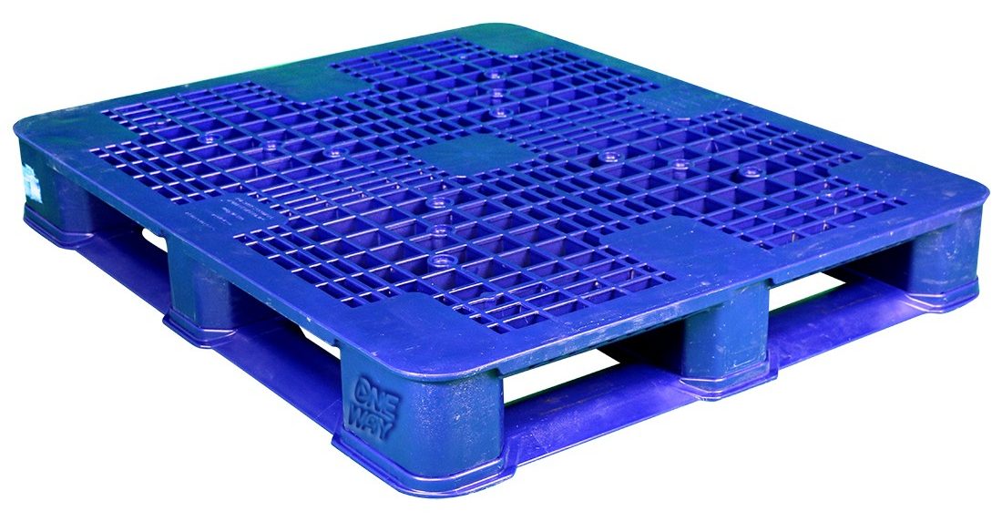 Strong Bearing Retail Display Pallet Storage Racks Pad Grid Sturdy Lightweight Basement Garage Outdoor Plastic Pallet and Skid Color : Blue, Size : 40CMX30CMX10CM 4 Size Plastic Pallets 