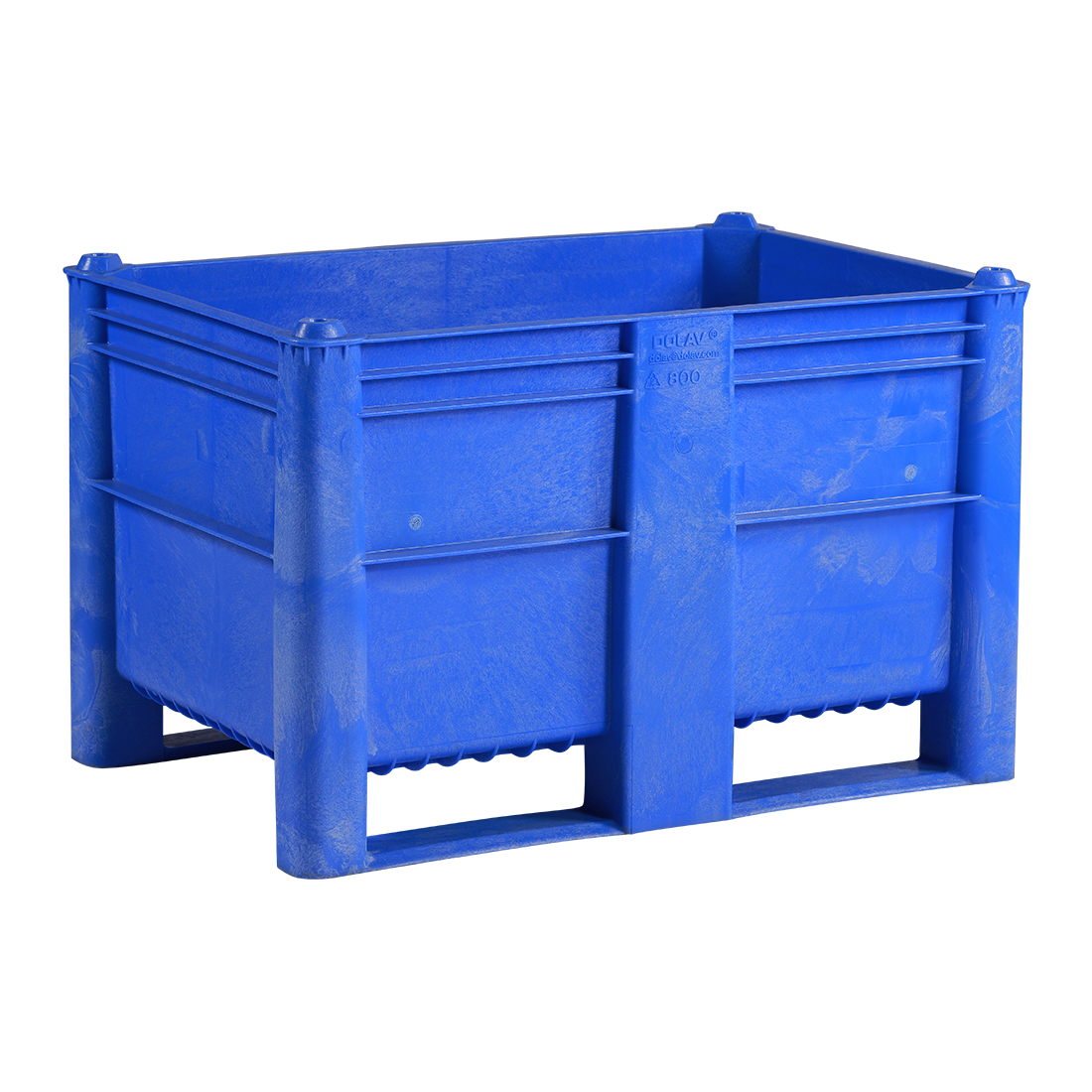 32 x 48 x 29 Fixed Wall Euro Bulk Container - Blue