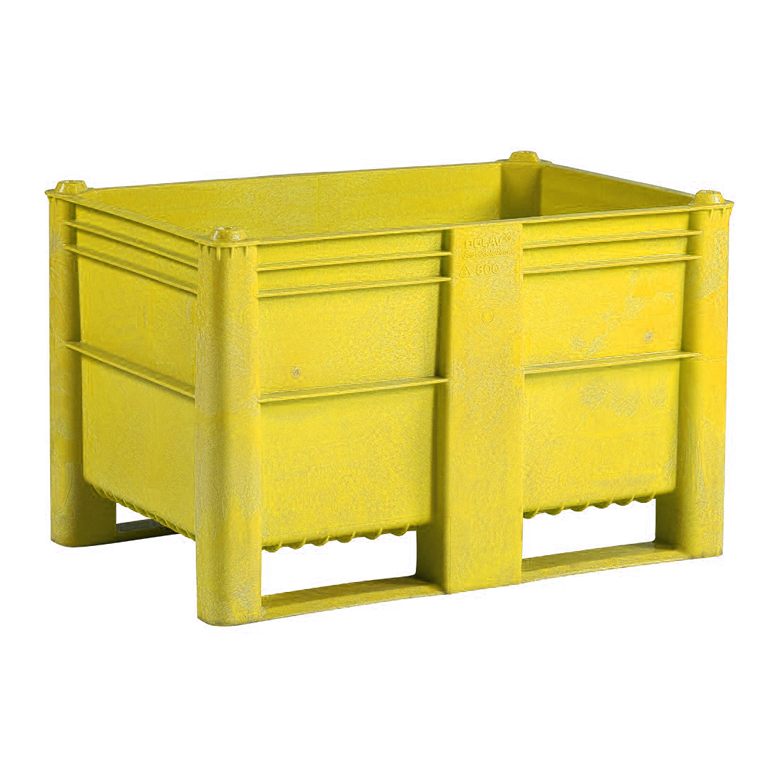 32 x 48 x 29 Fixed Wall Euro Bulk Container - Yellow