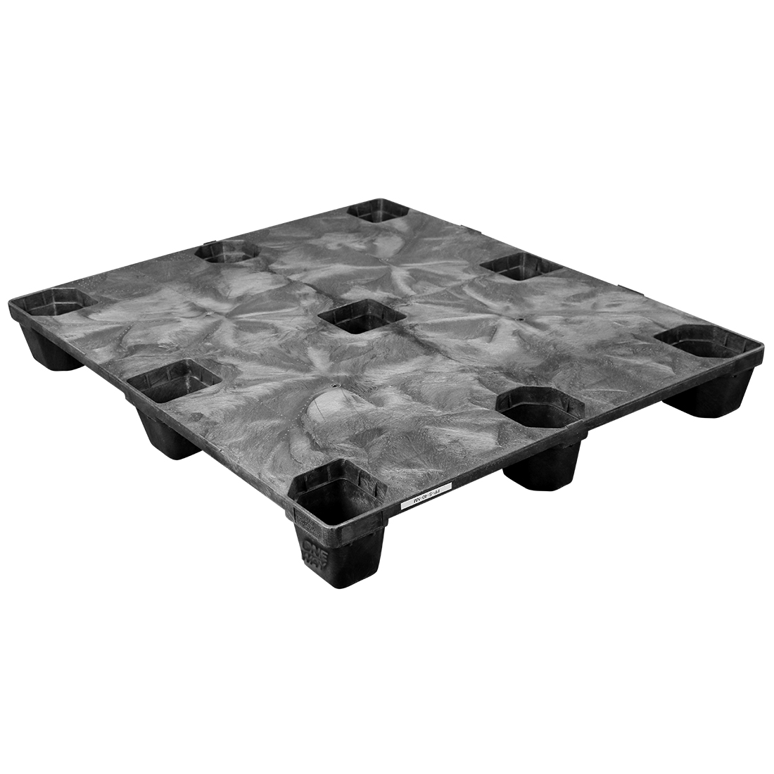 40 x 48 Nestable Solid Deck Plastic Pallet w/ Safety Lip