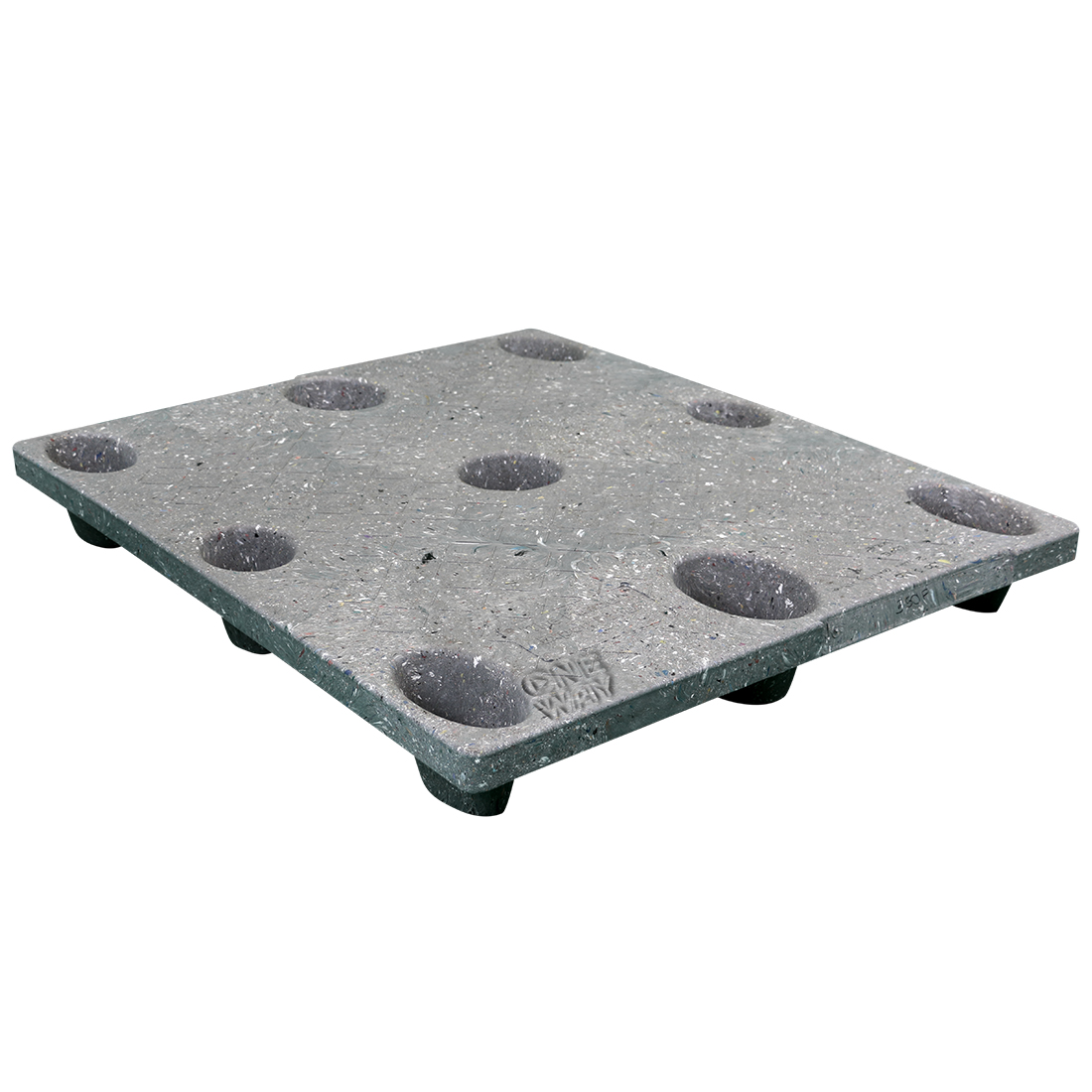 40 x 48 Bruin Nestable Solid Deck Plastic Pallet Medium Duty