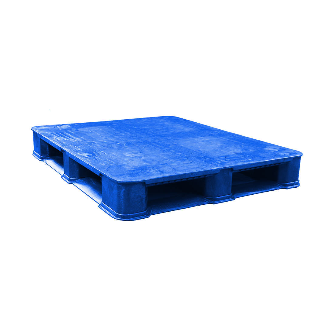 40 x 48 Rackable Plastic FDA Approved Solid  Deck Plastic Pallet - Blue