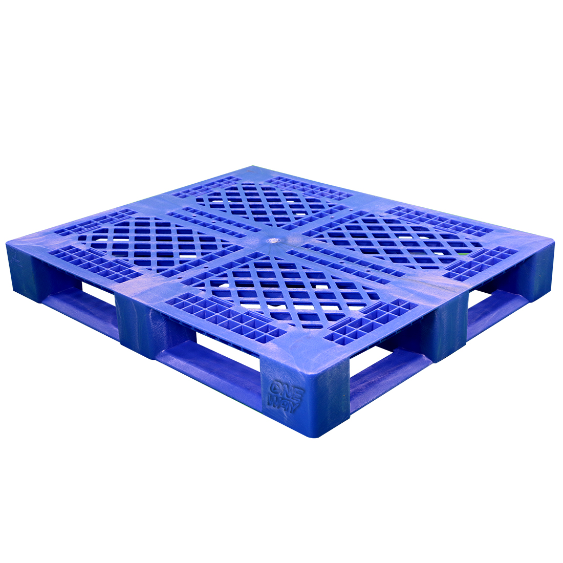 40 x 48 Rackable Plastic FDA Pallet w/ .24" Lip - Blue