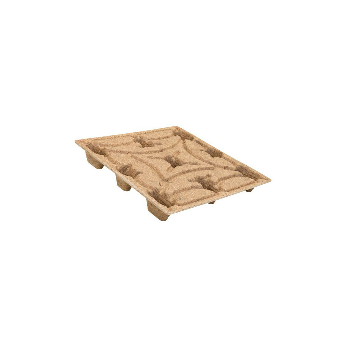 44 x 44 Nestable Molded Wood Pallet - Export Ready 