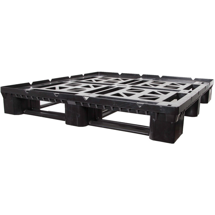 45 x 48 Stackable Plastic Drum Pallet - Full Safety Lip