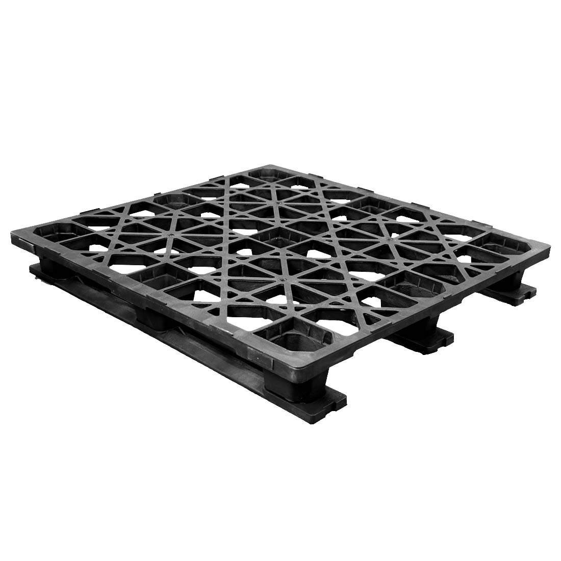 45 x 48 CABKA Stackable and Rackable Plastic Automotive Pallet w/ Safety Lip - Assembled