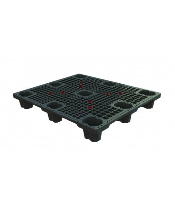 40 x 48 Neptune Nesable Medium Duty Plastic Pallet Plasgad PG4840 OWS PP-O-40-NM8 Repose Top