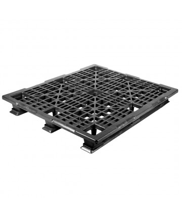 40 x 48 Stackable Mid-Duty Plastic Pallet 3 Runner Unassembled OWS PP-O-40-SM7 Repose Top