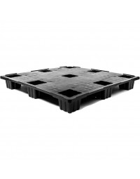 45 x 45 Nestable Closed Deck Plastic Pallet w/ Safety Lip - Medium Duty | One Way Solutions # PP-S-4545-NM9 Plasgad DI4459C01 - Respose Top