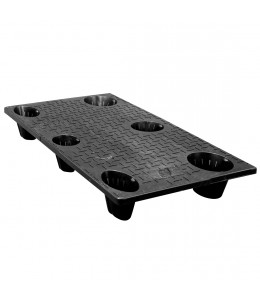 25 x 48 Nestable Solid Deck Plastic Pallet - CTC 4825-CTC-C OWS PP-S-2548-NG Repose Top