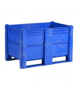 32 x 48 x 29 Fixed Wall Blue Bulk Container Decade 100800ABB - Blue Dolav 800 Bin OWS CP-S-32-F-Blue Repose
