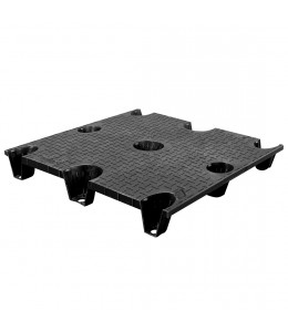 40 x 40 Nestable Plastic Pallet Solid Top - CTC 4040-CTC-C OWS PP-S-4040-NG Repose Top