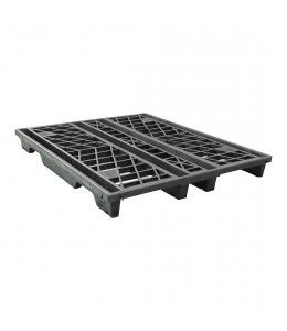 40 x 48 x 5 Nestable Rackable Light Duty Econo-Rack Plastic Pallet - Repose Top