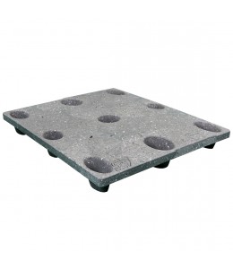 40 x 48 Nestable Solid Deck Plastic Pallet Medium Duty - Rotational Molding of UT The Bruin OWS PP-S-4048-NL8 Repose Top