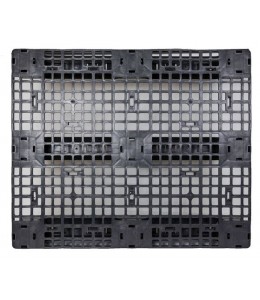 40 x 48 Stackable Three Runner Plastic Pallet Greystone APTX.4840.3LR0 OWS PP-O-40-R6.3R - Standing Top