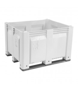 40 x 48 x 31 Solid Wall Container Bin Decade Full MACX Solid White W LS Bin M40SWH1 OWS CP-S-40-F-White