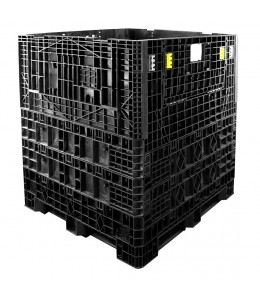 45 x 48 x 50 Collapsible Plastic Container Bin - OWS CP-S-45-C-50 Triple Diamond TDP-4845-5 - Repose Top