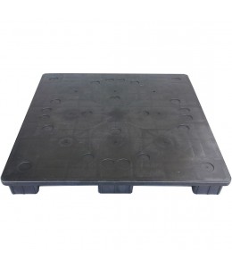 48 x 48 Solid Deck 9 Leg Stackable Plastic Pallet - RPM 4848 OWS PP-S-48-S Repose Top