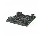 24 x 24 Hercules Solid Deck Plastic Display Pallet - Rotational Molding of UT #Hercules OWS PP-S-2424-S Repose Bottom