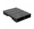 24 x 32 Heavy Duty Solid Deck Rackable Plastic Pallet - PPC ppc2432-3 OWS PP-S-2432-RC Repose Top
