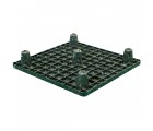 30 x 30 Nestable Solid Deck Plastic Pallet - Rotational Molding of UT The Boar OWS PP-S-3030-NM Repose Bottom