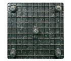 30 x 30 Nestable Solid Deck Plastic Pallet - Rotational Molding of UT The Boar OWS PP-S-3030-NM Standing Bottom HeadOn