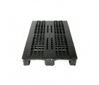 32 x 48 Rackable Stackable Plastic Euro Pallet With Lip- 3 Runner Plasgad PG1080 1200 x 800 OD (With Lip) OWS PP-O-3248-R-L Repose Head On