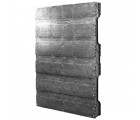 32 x 37 Stackable Solid-Deck Plastic Pallet - Black - ppc-3237-4 OWS PP-S-3237-RC Standing Top 3-4