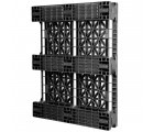 32 x 40 Rackable Plastic Beverage Pallet - Greystone GS.40.32.3RO OWS PP-O-3240-R 3-4 Bottom