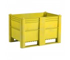 32 x 48 x 29 Fixed Wall Yellow Bulk Container Decade 100800AYY - Yellow Dolav 800 Bin OWS CP-S-32-F-Yellow Repose