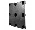 40 x 40 Nestable Plastic Pallet Solid Top - CTC 4040-CTC-C OWS PP-S-4040-NG Standing 3-4