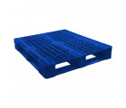  CABKA 40 X 48 Eco US5 FDA Rackable Plastic Pallet - Blue - CABKA ECO US5 OD-6R-Blue OWS PP-O-40-Eco1FDA repose