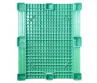 40 x 48 Green Rackable Plastic FDA Pallet - Decade PNH2001BL OWS PP-S-40-S5FDA-Green Standing Bottom