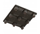 40 x 48 Neptune Nesable Medium Duty Plastic Pallet Plasgad PG4840 OWS PP-O-40-NM8 Repose Bottom