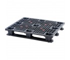 40 x 48 Neptune Rackable Mid-Duty Plastic Pallet - 3 Runner - Plasgad PG4840 + 3 Runners - OWS PP-O-40-RM8.3R Repose Top