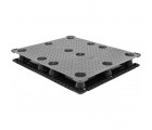 40 x 48 Nestable Heavy Duty Flat Deck Plastic Pallet - Greystone FD Nestable OWS PP-O-40-NHFD Repose Top