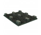 40 x 48 Nestable Solid Deck Plastic Pallet - Rotational Molding of UT The Grizzly OWS PP-S-40-NM1 Repose Bottom