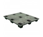 40 x 48 Nestable Solid Deck Plastic Pallet - Rotational Molding of UT The Grizzly OWS PP-S-40-NM1 Repose Top