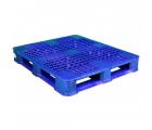 40 x 48 Rackable Plastic FDA Pallet - Blue - Polymer Solutions DLR OWS PP-O-40-R7FDA-Blue Repose Top