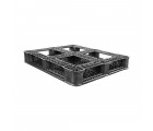 40 x 48 Rackable Plastic Solid Deck Plastic Pallet Polymer Solutions 8310HDPE OWS PP-S-40-R7 repose bottom