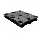 40 x 48 Rackable Solid Deck Cross Plastic Pallet - CABKA CPP325C OWS PP-S-40-RX Repose Top