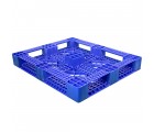 40 x 48 Rackable Stackable FDA Pallet - Blue w/Lip - Polymer Solutions Progenic 6 w/Lip  OWS PP-O-40-R5FDA-Blue-L Repose Bottom