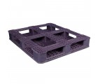 40 x 48 Rackable Ventilated Plastic Pallet - Polymer Solutions DLR OWS PP-O-40-R7 Repose Bottom