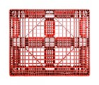 40 x 48 Red Rackable FDA Plastic Pallet - Polymer Solutions ProGenic 6_ Red OWS PP-O-40-R4FDA-Red 
