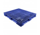 40 x 48 Stackable FDA Approved Plastic Pallet - Blue - Polymer Solutions ProGenic-LD OWS PP-O-40-S4FDA-Blue Repose Top