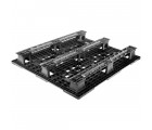 40 x 48 Stackable Mid-Duty Plastic Pallet With Lip 3 Runner Assembled OWS PP-O-40-SM7A-L Repose Top