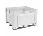 40 x 48 x 31 Solid Wall Container Bin Decade Full MACX Solid White W LS Bin M40SWH1 OWS CP-S-40-F-White
