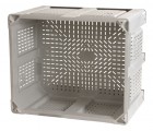 40 x 48 x 31 Vented Container Bin OWS CP-O-40-F Decade D48PGY02BK - Top View
