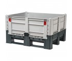 40 x 48 x 34 Collapsible Solid Wall Container Bin - Decade  OWS CP-S-40-DFC Repose Top