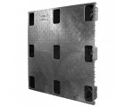 43 x 43 Nestable Solid Deck Plastic Pallet - CTC 4343-CTC-C OWS PP-S-4343-NG Standing 3-4